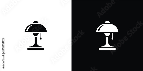 Two Melting Lamps on Black and White Backgrounds