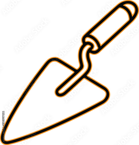 Trowel icon for construction and building