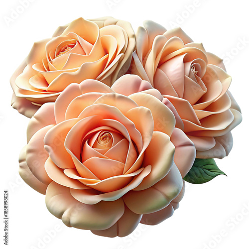 yellow rose on white background