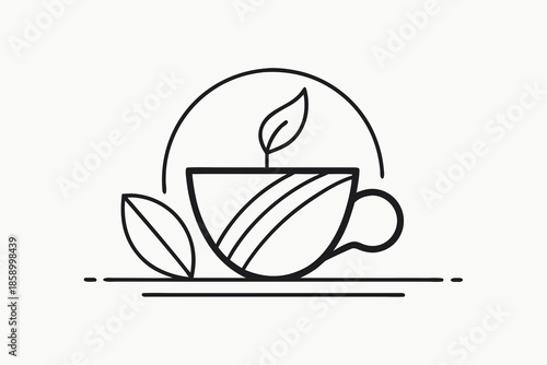 tea break cup saucer icon