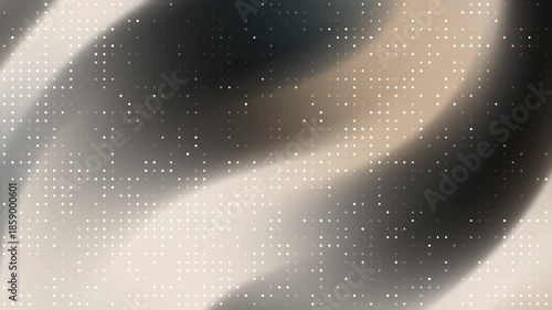 Wallpaper Mural Abstract waving pattern with many small white dots video Torontodigital.ca