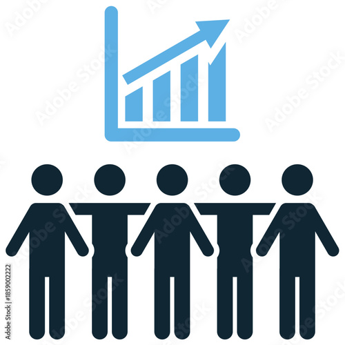 Community engagement icon vector for social participation. Ideal for illustrating collaboration, public involvement, and active citizenship.