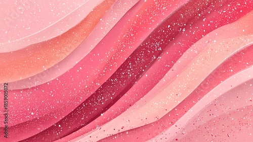 Abstract festive glitter shiny background, wavy, copy space, horizontal banner