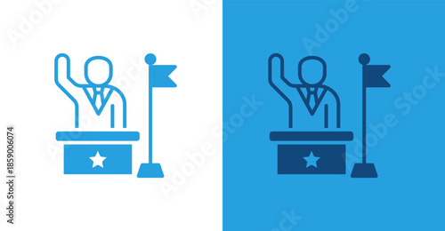 Executive Flat, with light and dark background