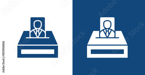 Election Glyph, with light and dark background