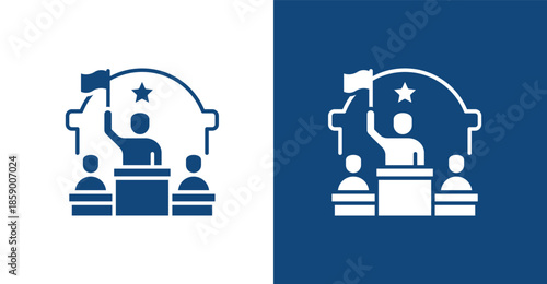 Power Glyph, with light and dark background