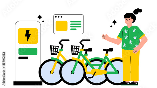 Electric Bicycle Sharing Program in Urban Center