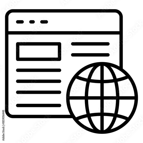 Online presentation icon