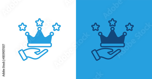 Preventive Flat, with light and dark background