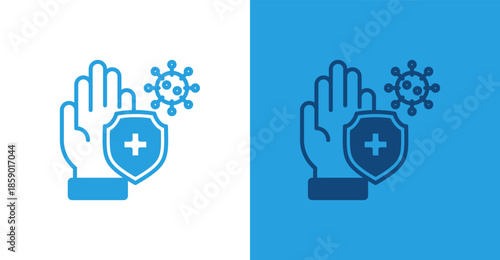 Outpatient Flat, with light and dark background