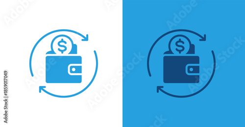 Insurance Coverage Flat, with light and dark background