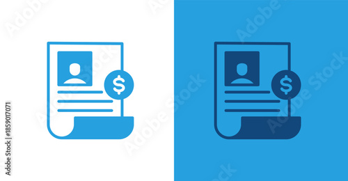 Investment Flat, with light and dark background