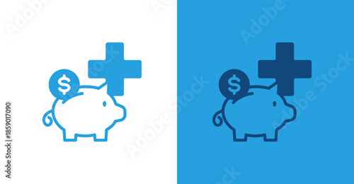 Power Flat, with light and dark background