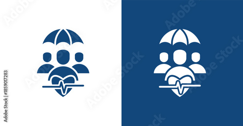 Medical Expense Glyph, with light and dark background