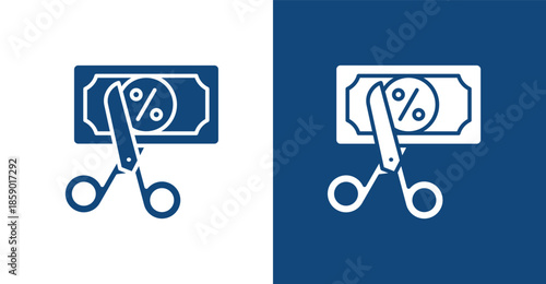 Deposit Glyph, with light and dark background