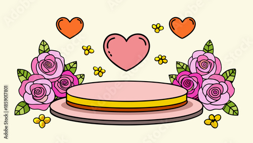 vector illustration of a sandwich