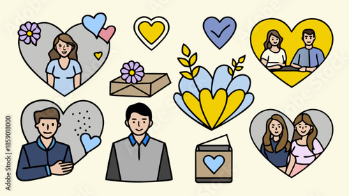 set of people icons
