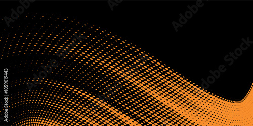 orange black brush Car sticker wrap pattern banner abstract sporty lines black orange color combination grunge brush modern pattern racing motorsport vector design, Eps 10.