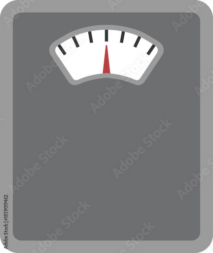 Analog bathroom scale