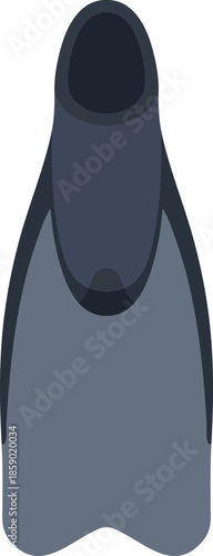 Single swim fin