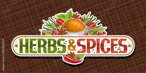 Vector logo for Herbs and Spices
