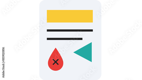 Blood test results icon