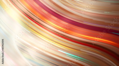 Abstract dynamic lines in warm colors, flowing energy background.
