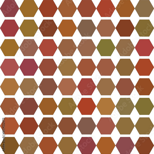 Geometric hexagon pattern