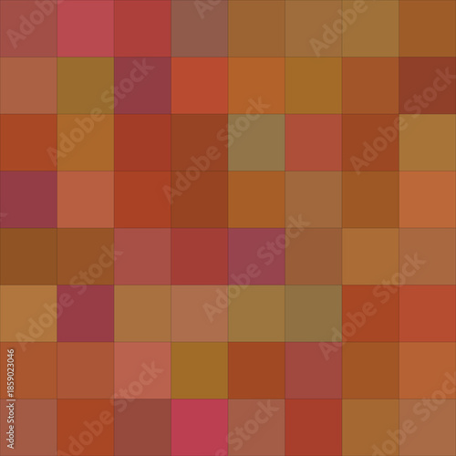 Abstract terracotta color blocks
