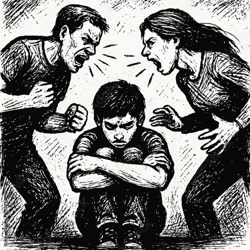 stress,pain,future,setrict parents,sleep vector icons 