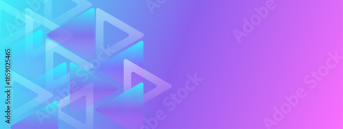 Light triangles design with purple gradient backdrop merging into pink. Ideal for digital marketing, web banners, social media graphics, and presentations