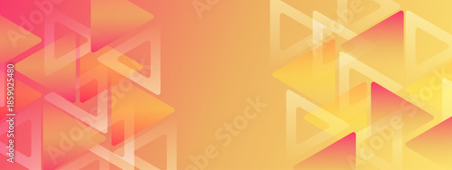 Background gradient with transparent triangular shapes pattern design. Suitable for web design, social media graphics, presentations, and digital art projects