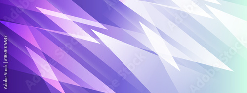 Abstract purple and white geometrical shapes ideal for modern and futuristic design projects, website backgrounds, advertisements, and digital presentations