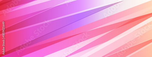 Abstract background with angled pink, orange, purple stripes. Suitable for trendy design projects, digital art, and colorful presentations