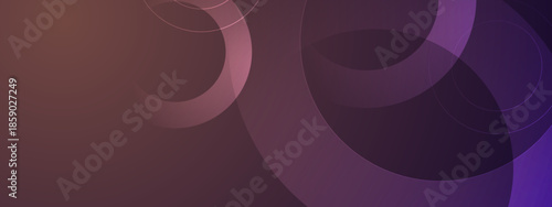 Abstract image with purple and brown circles