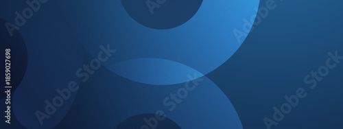 Background with layered abstract blue circles overlapping each other