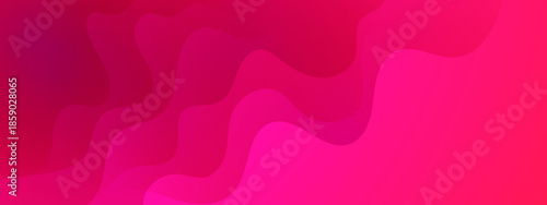 Abstract pink gradient waves layering over each other beautifully