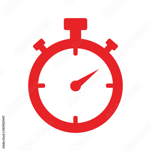 Red Stopwatch Icon