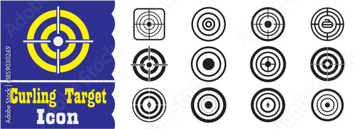 Set of Target icon,  Target vector collection