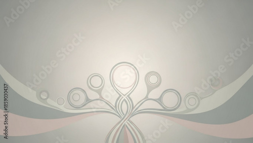 A serene string of lights hanging in a dark room with a blurred background and soft illumination