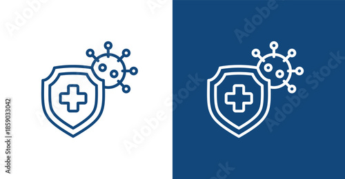 Preventive Outline, with light and dark background