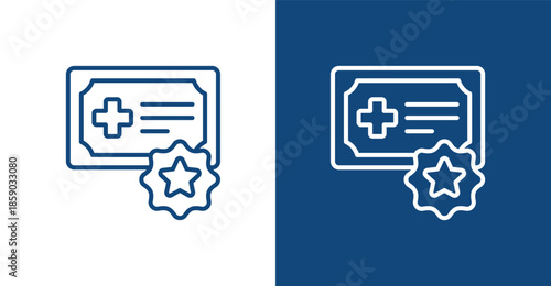 Insurance Outline, with light and dark background