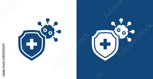 Preventive Glyph, with light and dark background