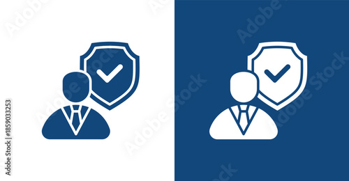 Policy Glyph, with light and dark background