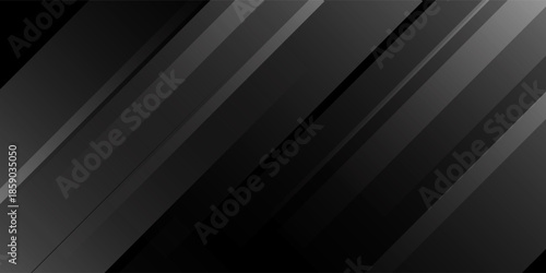Abstract Black Diagonal Strips Background with Gray Gradients for Modern Geometric Design.vector illustration eps10