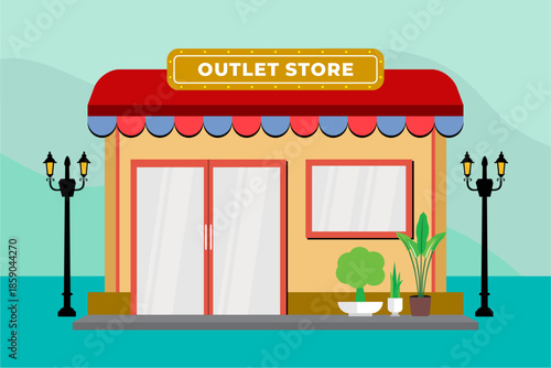 shopping mall or big box store built in contemporary