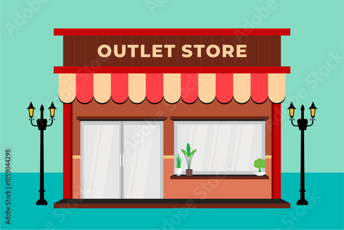 shopping mall or big box store built in contemporary