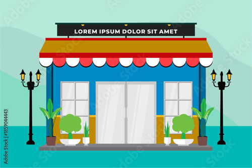 shopping mall or big box store built in contemporary