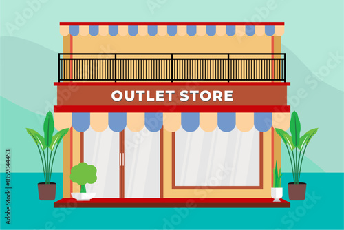 shopping mall or big box store built in contemporary