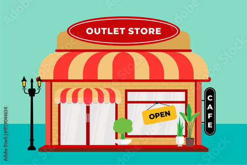 shopping mall or big box store built in contemporary